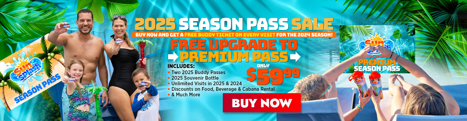 Sunsplash Family Waterpark Park Hours